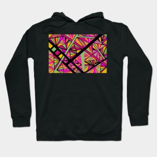 Psychadelic Taffy-colored Prism Print Hoodie